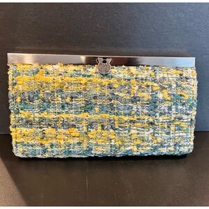 Patricia Nash Tweed and Leather Wallet